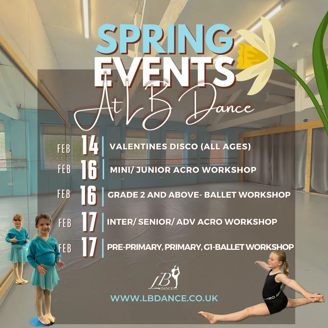 Here&rsquo;s a reminder about our Spring Term events at LB🌷