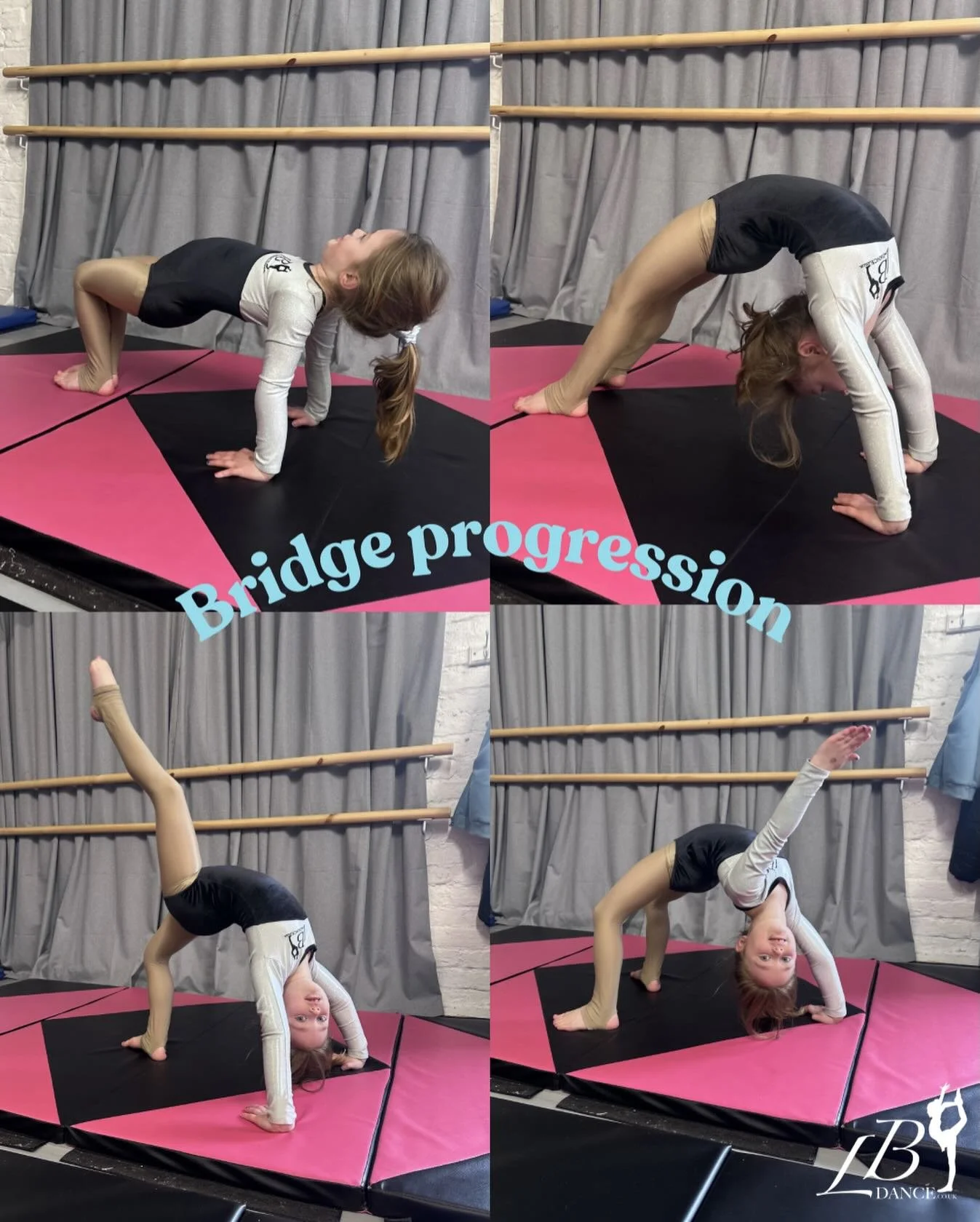 Bridge progression in Acro🤸🏼&zwj;♀️