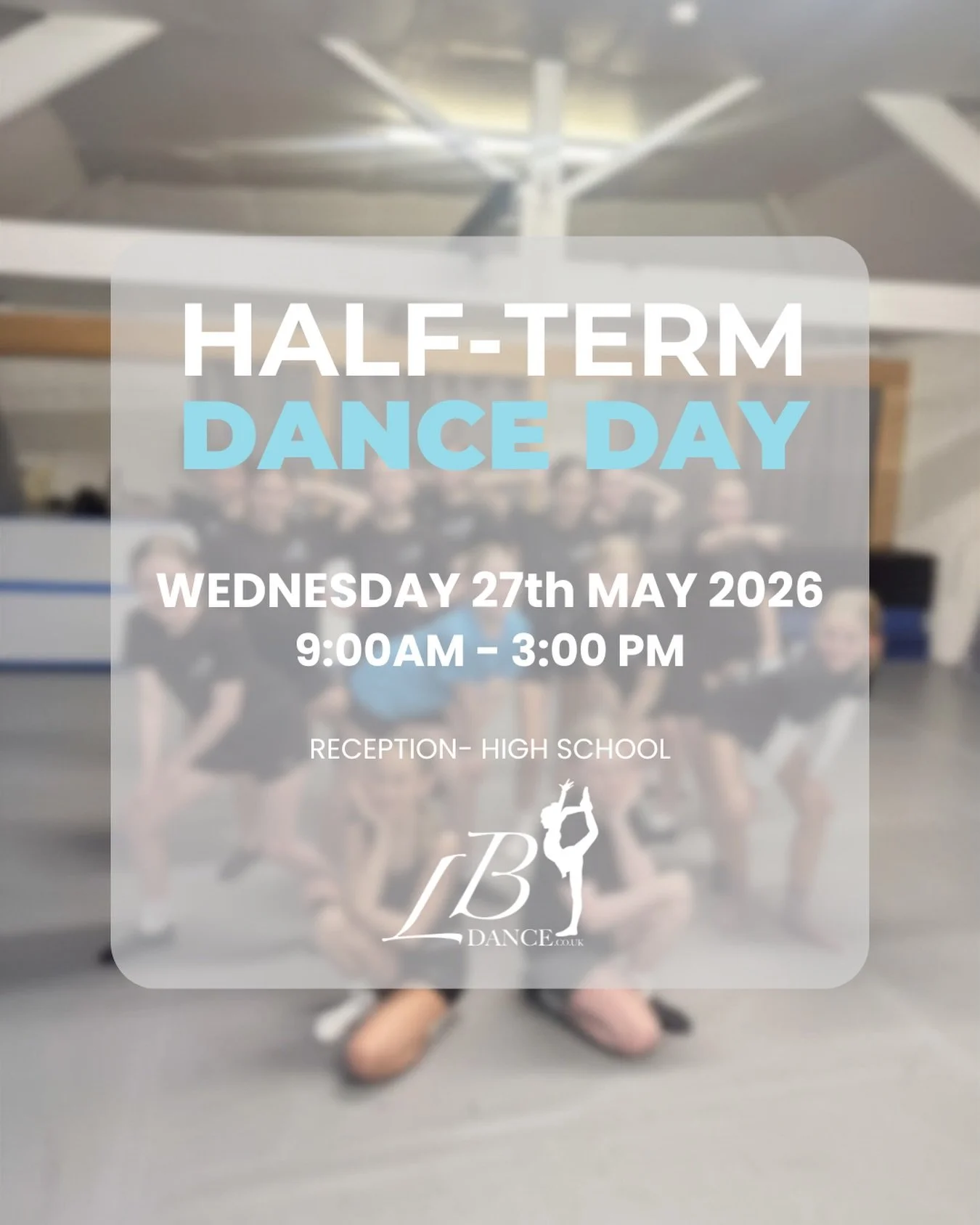 Book our half term dance day now!🤩
&bull;
Available on the online shop