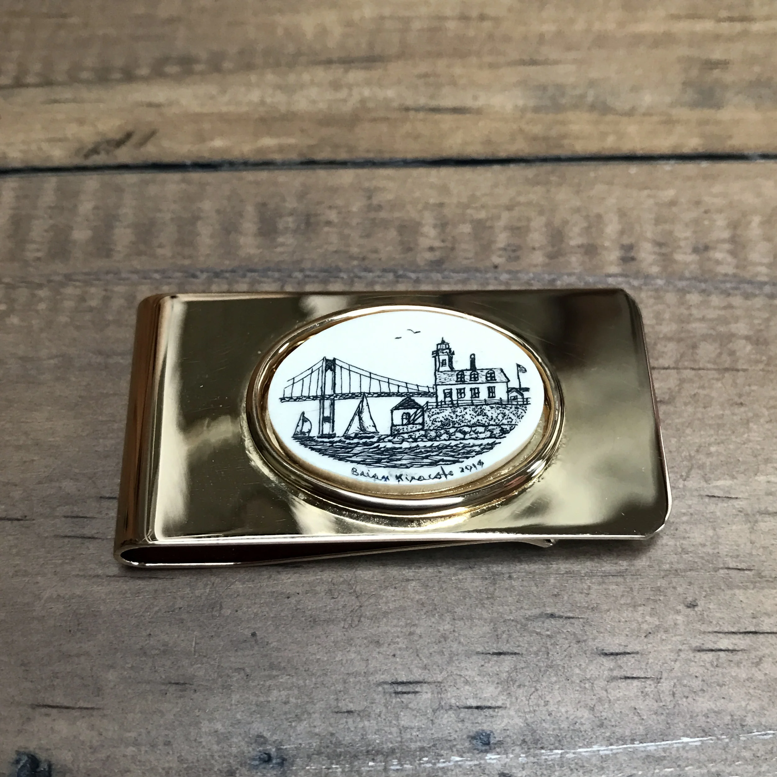 Newport Bridge Money Clip