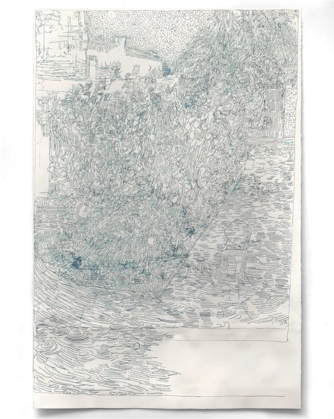 TOMORROW is First Saturday&rsquo;s at @minnesotastreetproject with several gallery openings! 💃🏻 

Great time to stop by and check out Kathryn Kert Green&rsquo;s Line Storm. We&rsquo;ll be here till 7pm! 🤗

Shown here: Kathryn Kert Green, Untitled,