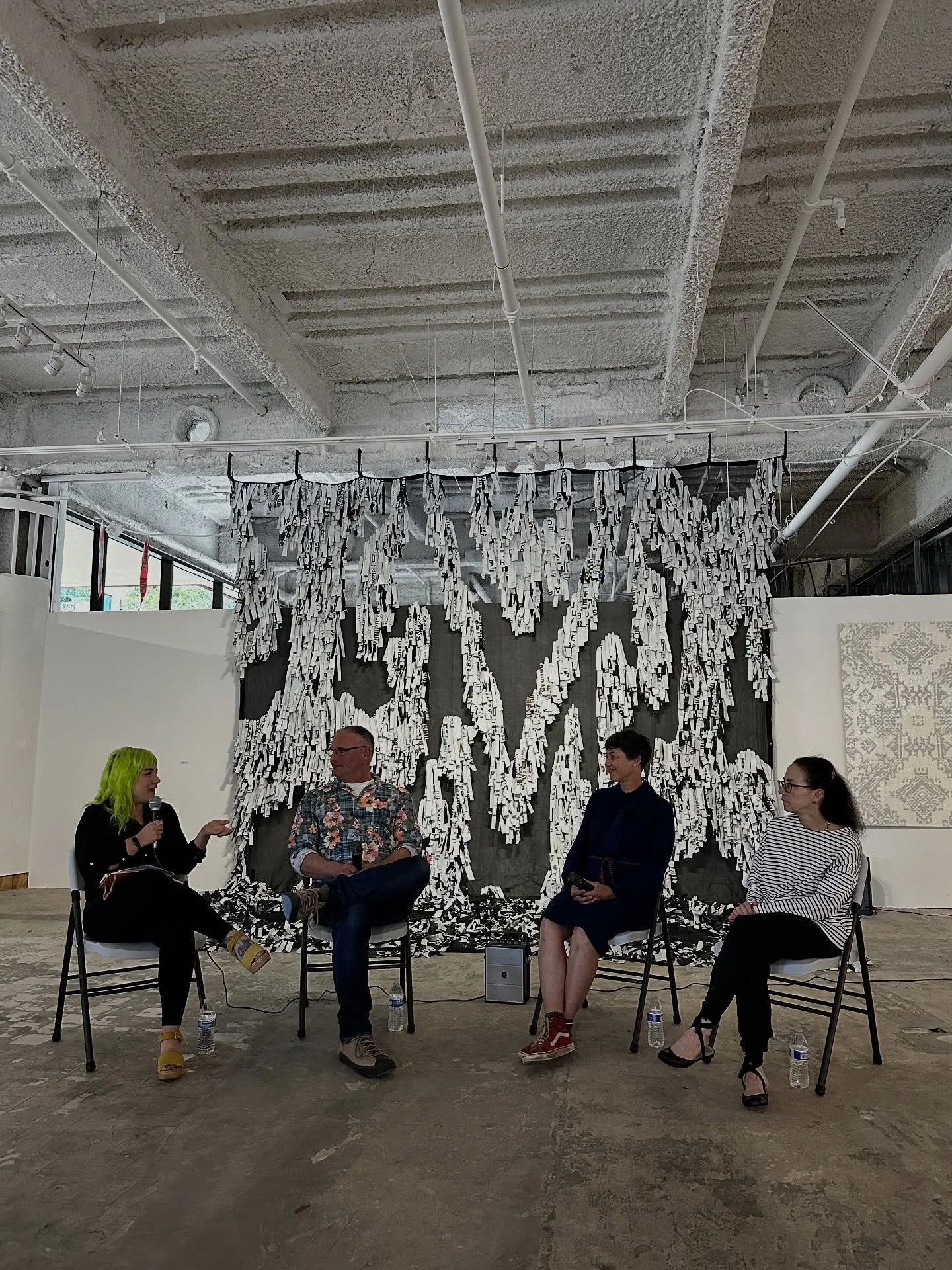 Insightful, honest and substantive panel discussion on the topic of textiles, craft as embodied memory, and contemporary visual culture. 

Thank you #ArielZaccheo @museumofcraftanddesign @quincy.tana @hollywongart @slate_art @gregoryclimer @maggaller