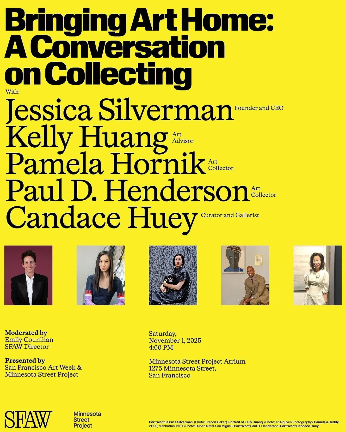 Excited to be a part! Please join me with these brilliant arts leaders this Saturday, Nov. 1 at 4pm at @minnesotastreetproject 🤗

Repost @sf_artweek :

Please join San Francisco Art Week at Minnesota Street Project (@minnesotastreetproject) on Satur