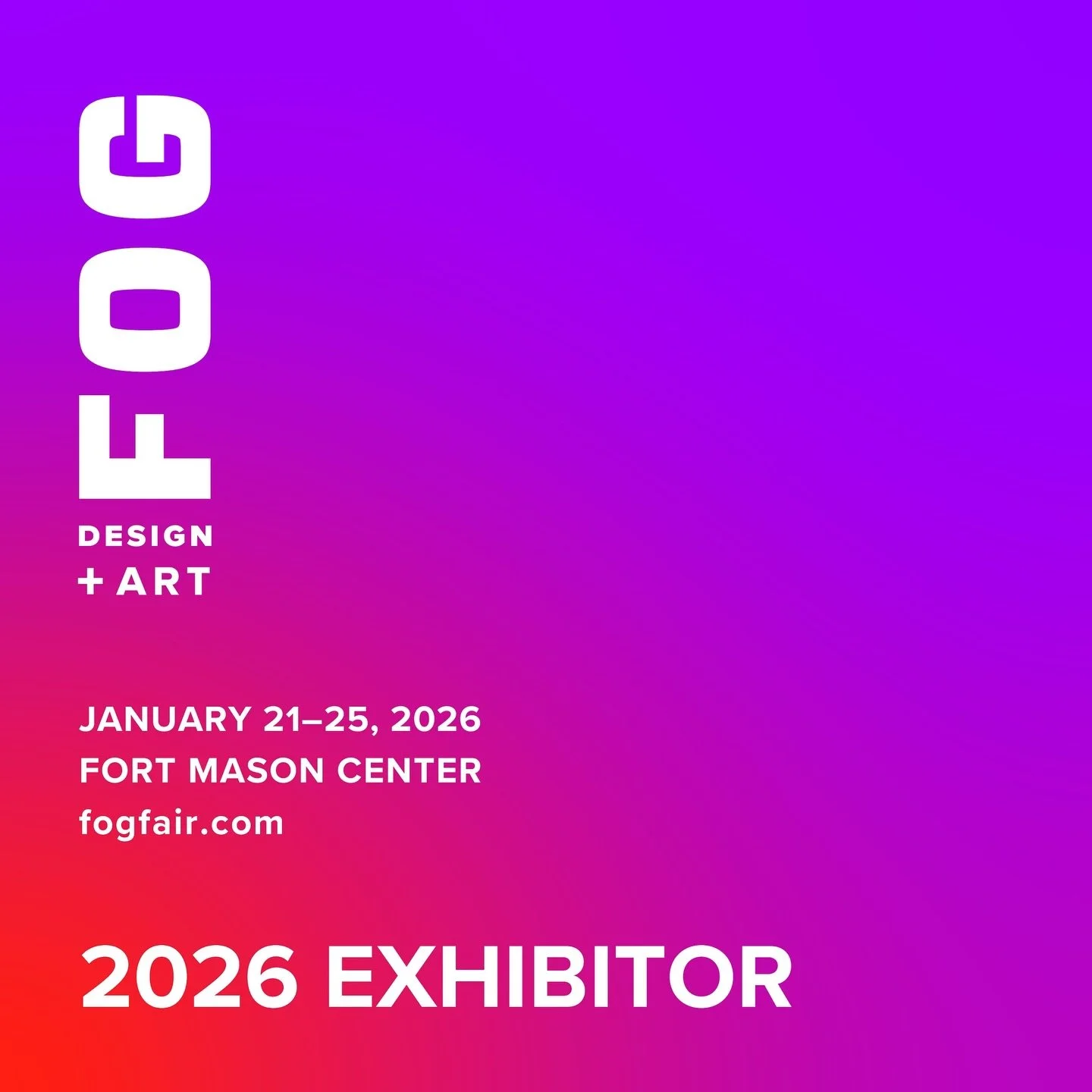 🌟 re.riddle is excited to announce the gallery&rsquo;s participation in FOG Design+Art, featuring a solo presentation of work by Paris-based artist Odonchimeg Davaadorj in FOG FOCUS 2026.

Please email info@reriddle.com for details.

@fogfair
Januar