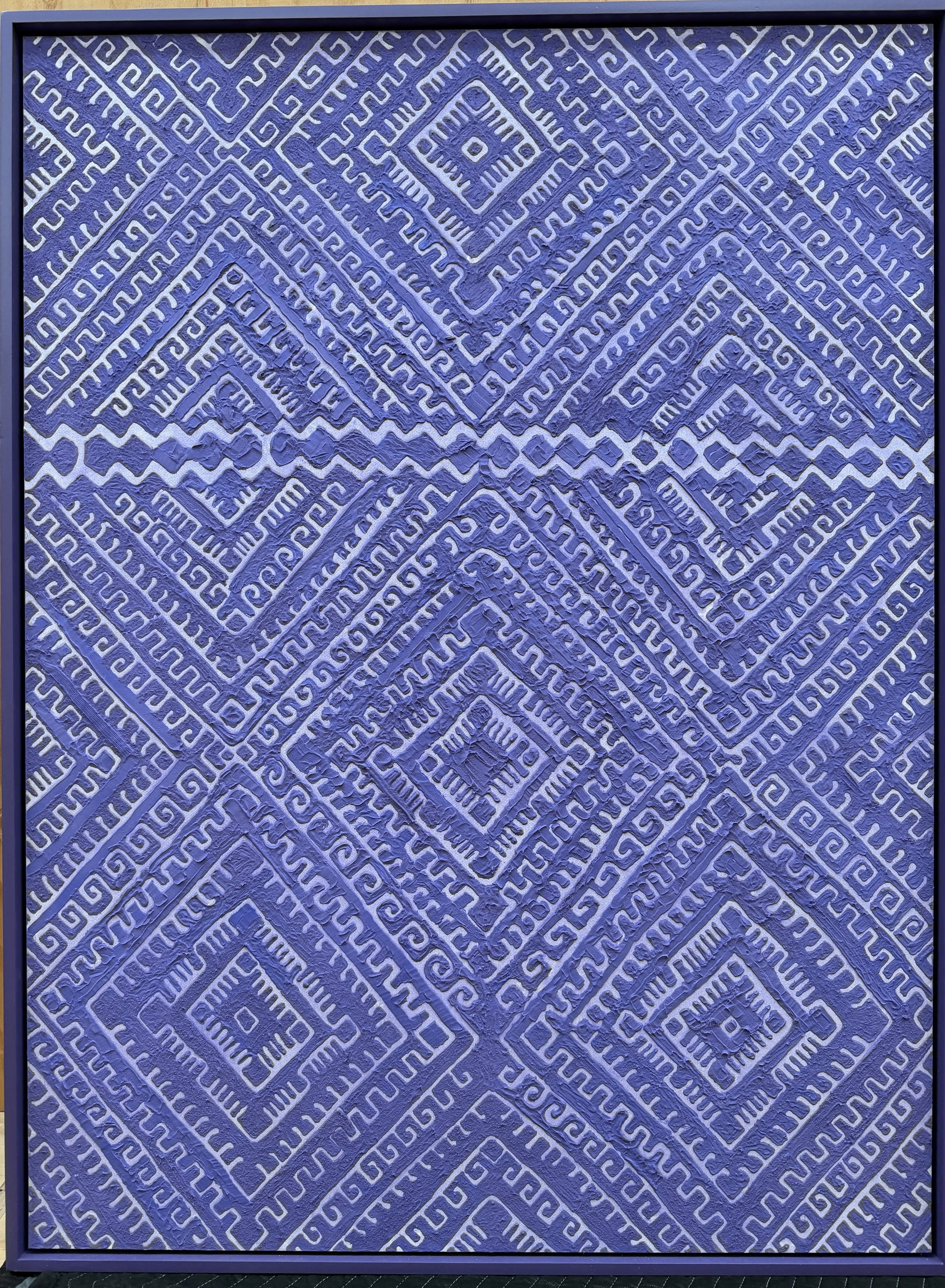 Charlene Tan, Homage Kumot ng Bata, (Baby Blanket) Ube, 2026