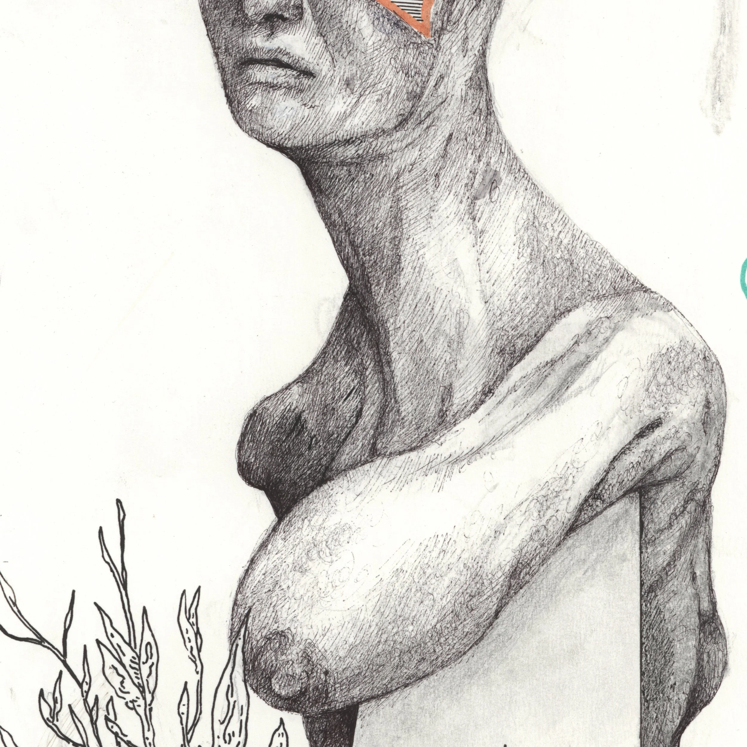 Wax Goddess detail image by Steven Ketchum