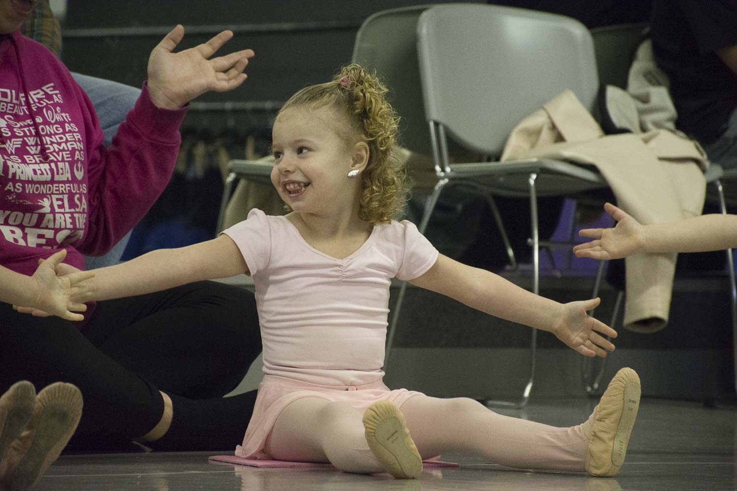 Three of my daughters have taken Dress Up and Dance and it has been a delightful, gentle introduction to ballet! My girls can be shy, so I loved fact that I could be with them during the class.