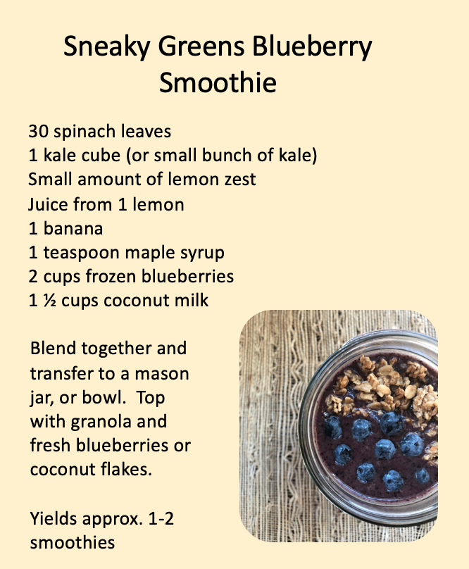 Adapted from Beautiful Smoothies Cookbook
