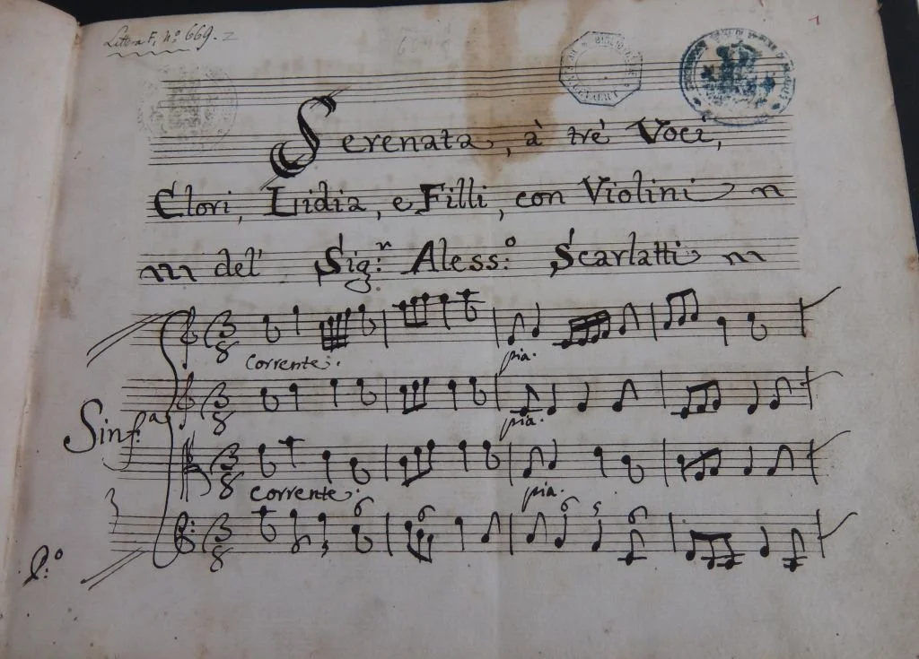 A. Scarlatti, CLORI, LIDIA e FILLI