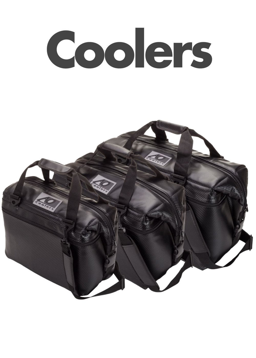 Soft Sided Cooler - Carbon Fiber — Slide Anchor
