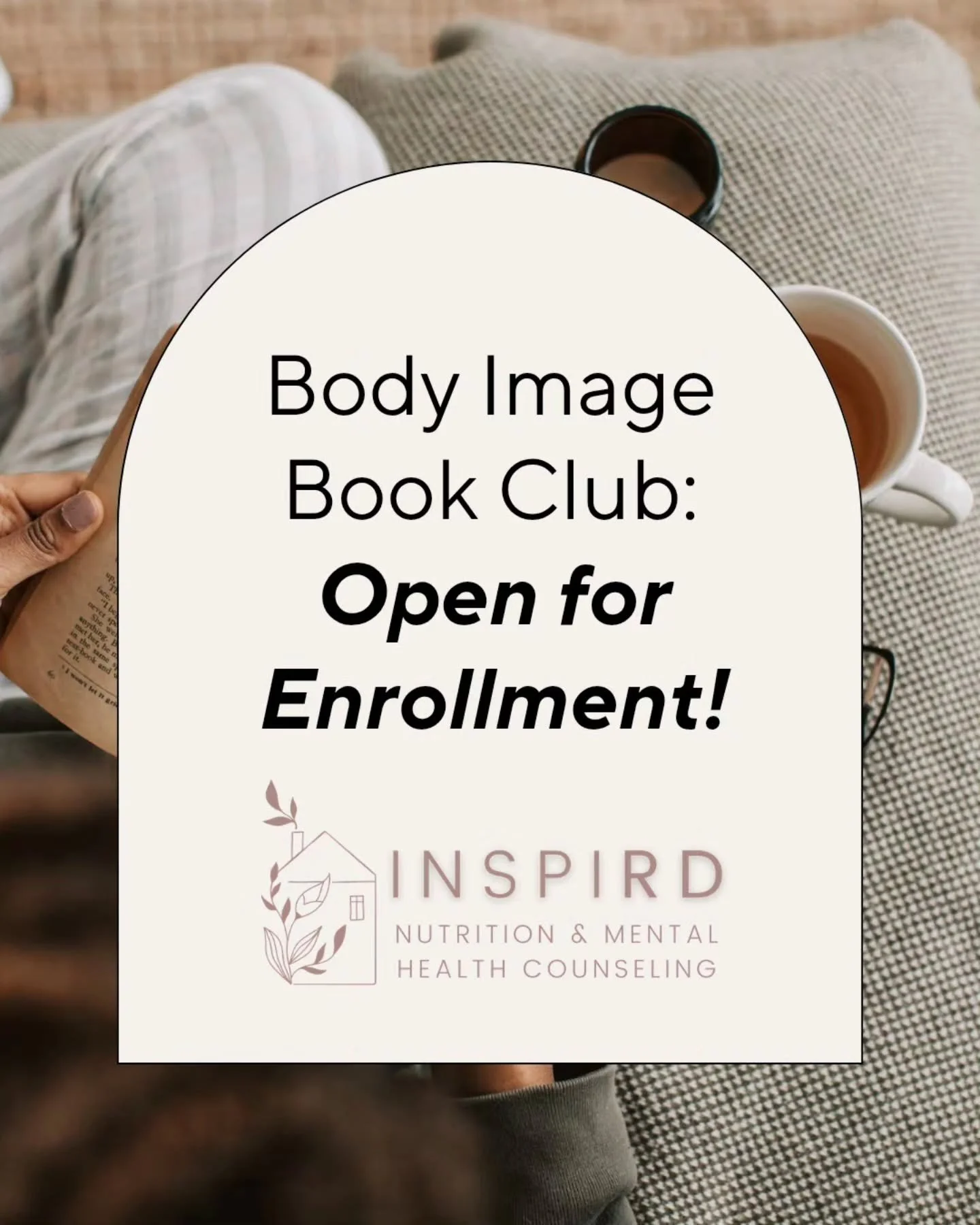 It is with great excitement that we announce enrollment is open for our very first recovery-focused book club!!! 📖

Have you been wanting to dip your toes into examining your relationship with your body image, but you feel unsure how to start? We de