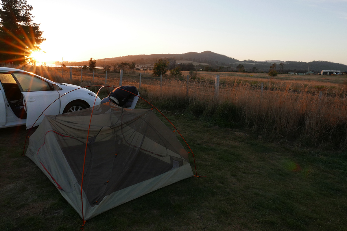 Camping spot near Port Arthur