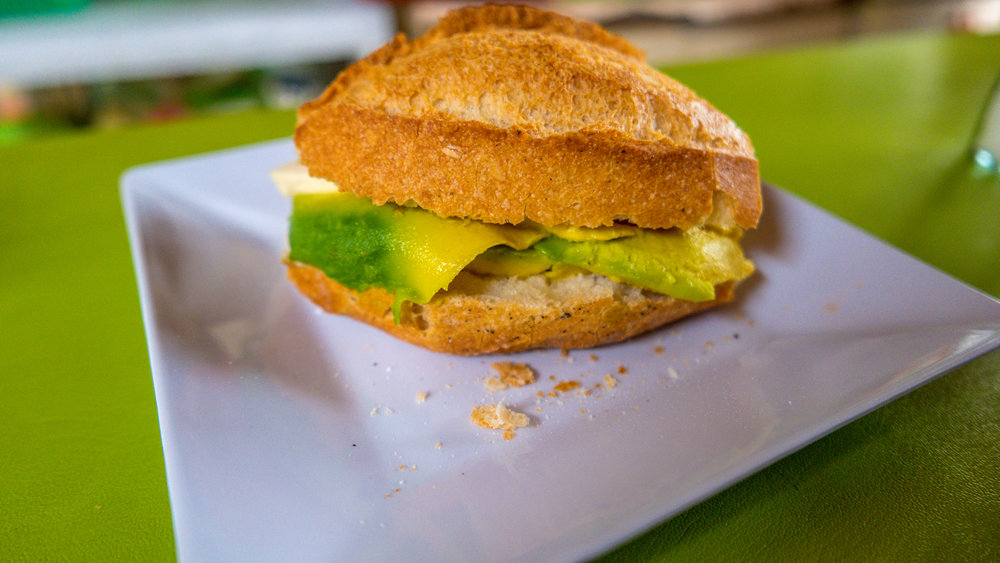 $0.36 avocado sandwiches for brekkie, lunch and dinner