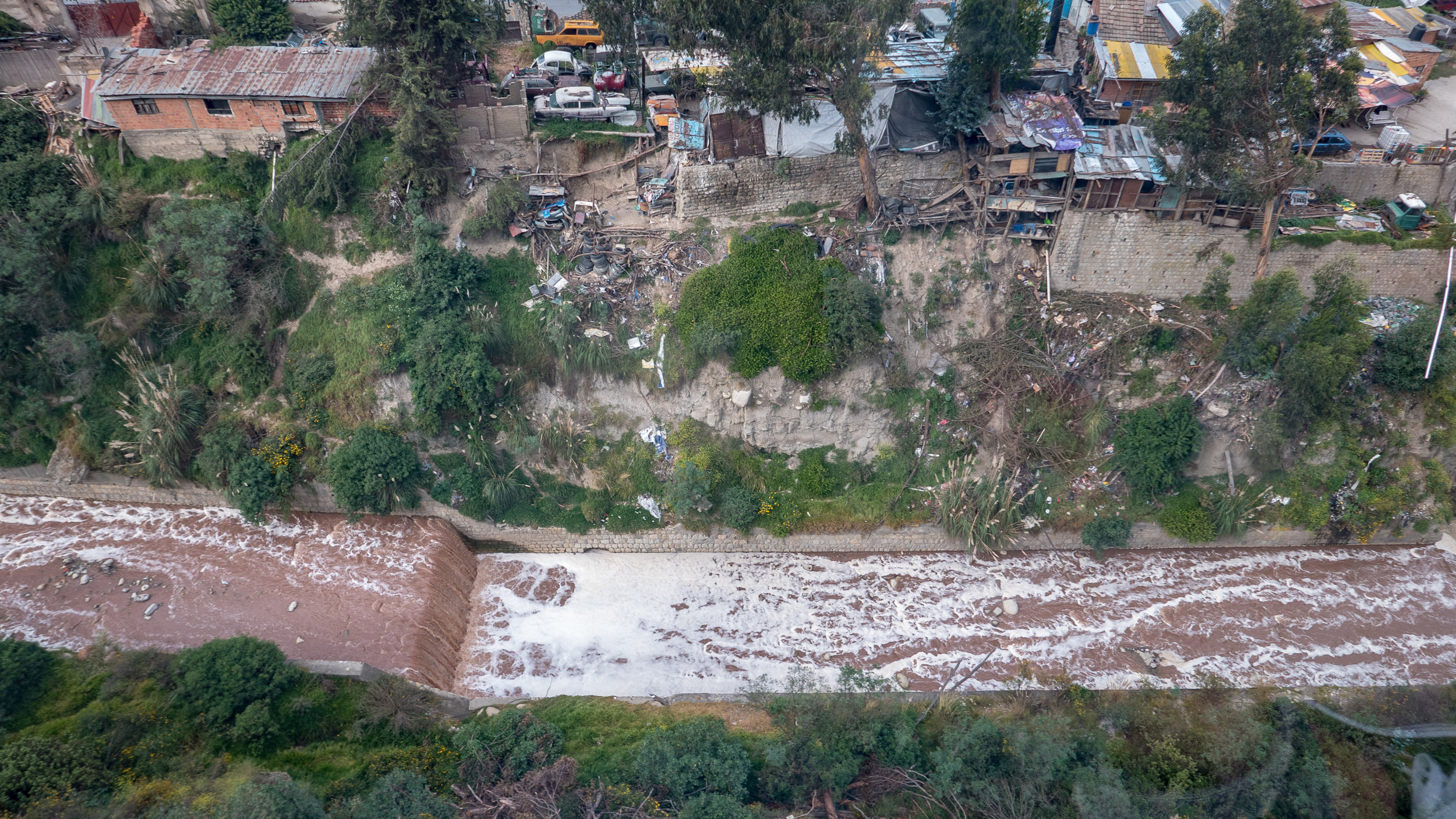 One of the most polluted rivers in the world - La Paz