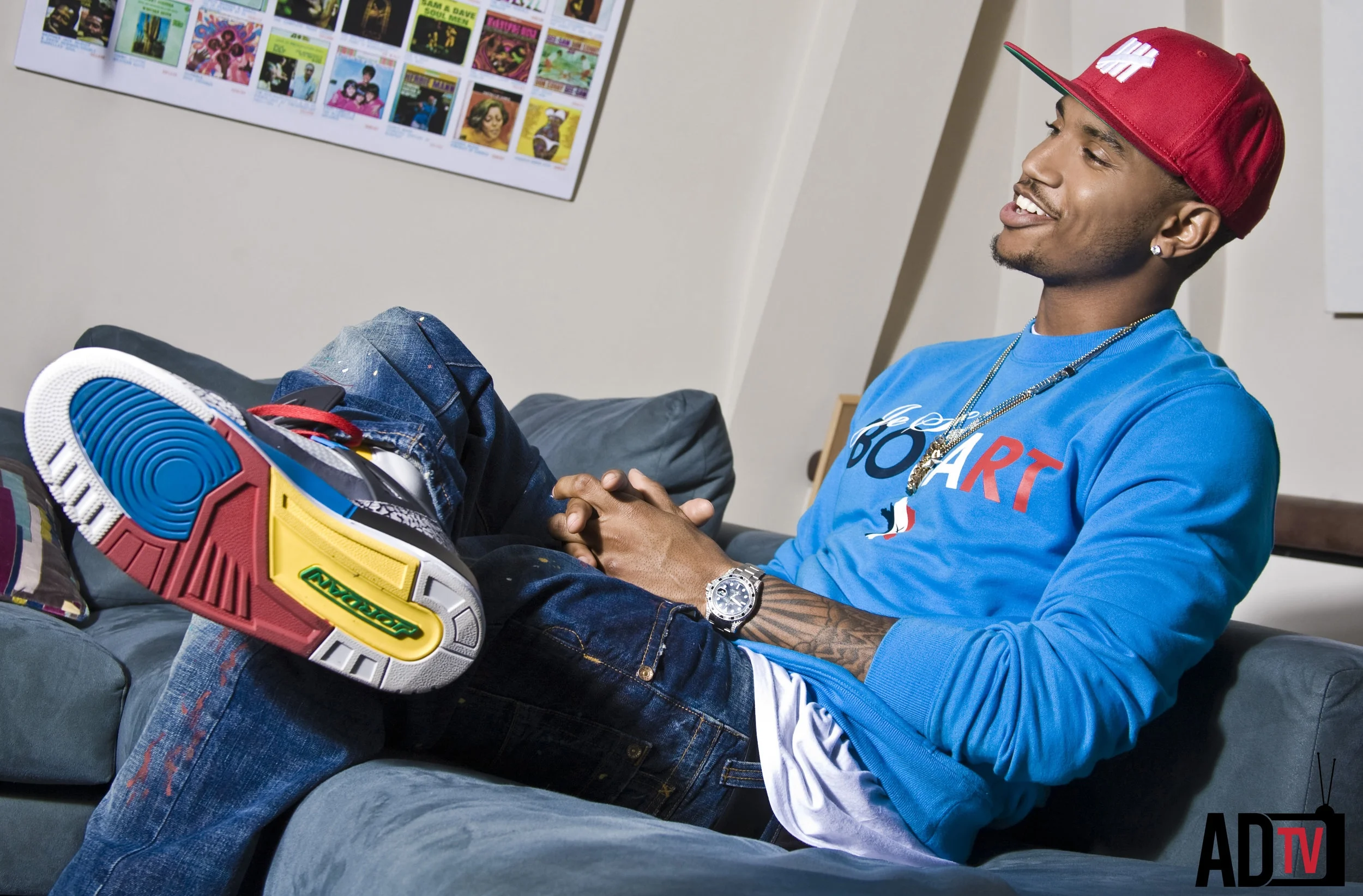 Azza Suliman Trey Songz Amaru Don TV Large 2.JPG