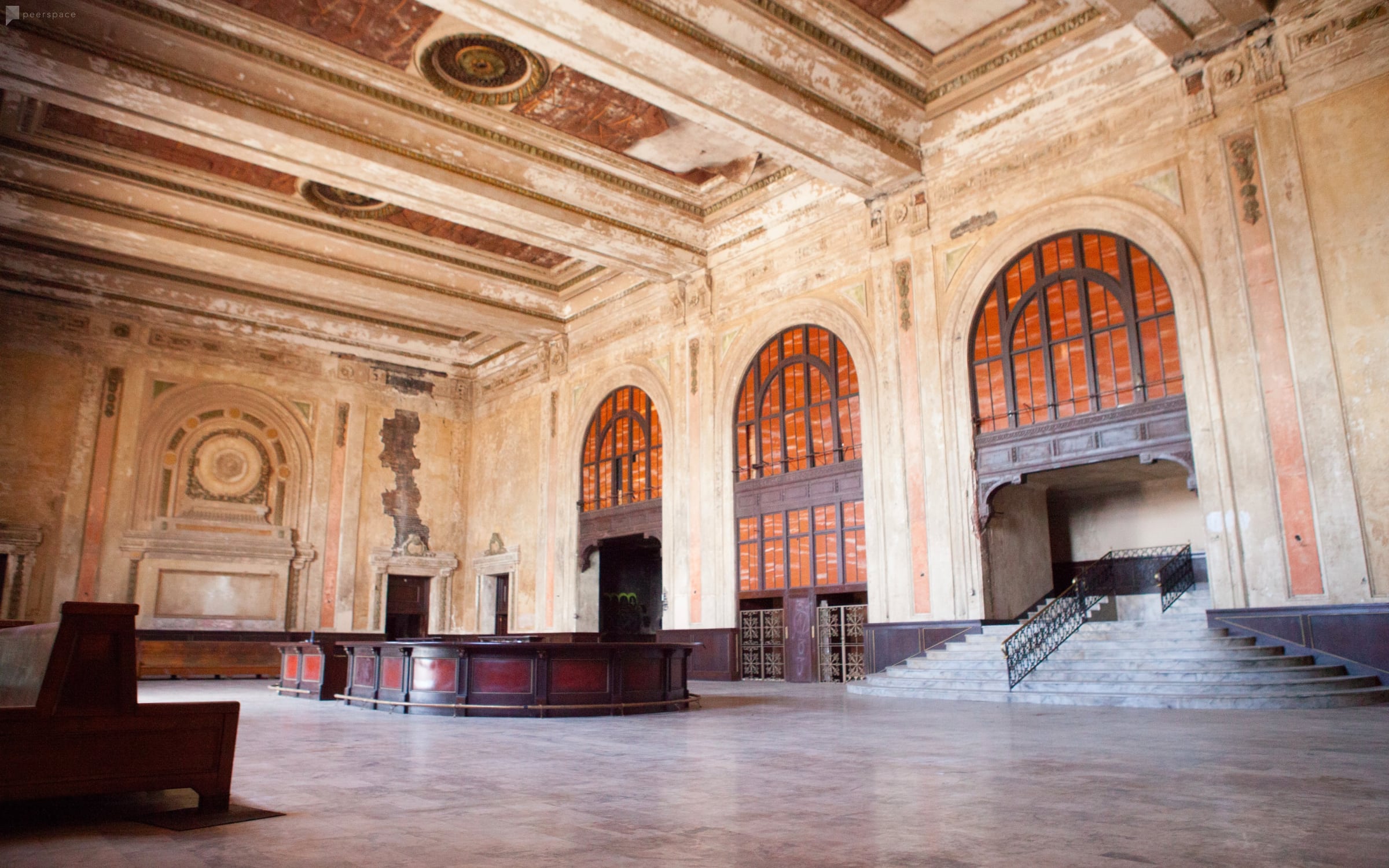 The old Oakland train station events space (above), and The Crucible (below), a nonprofit arts education organization and creative maker venue.