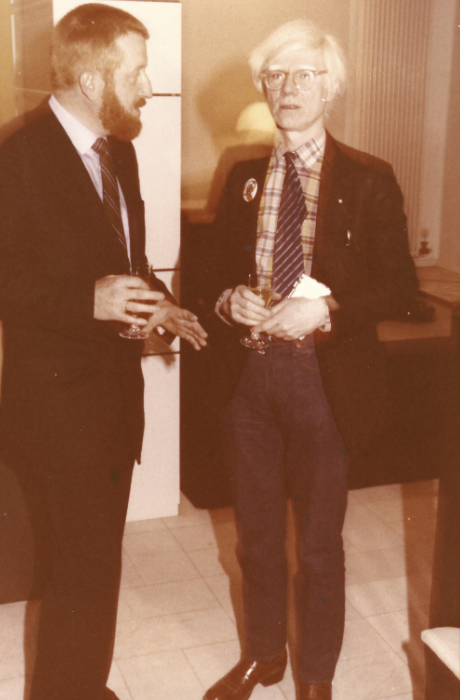Dieter Pesch and Andy Warhol