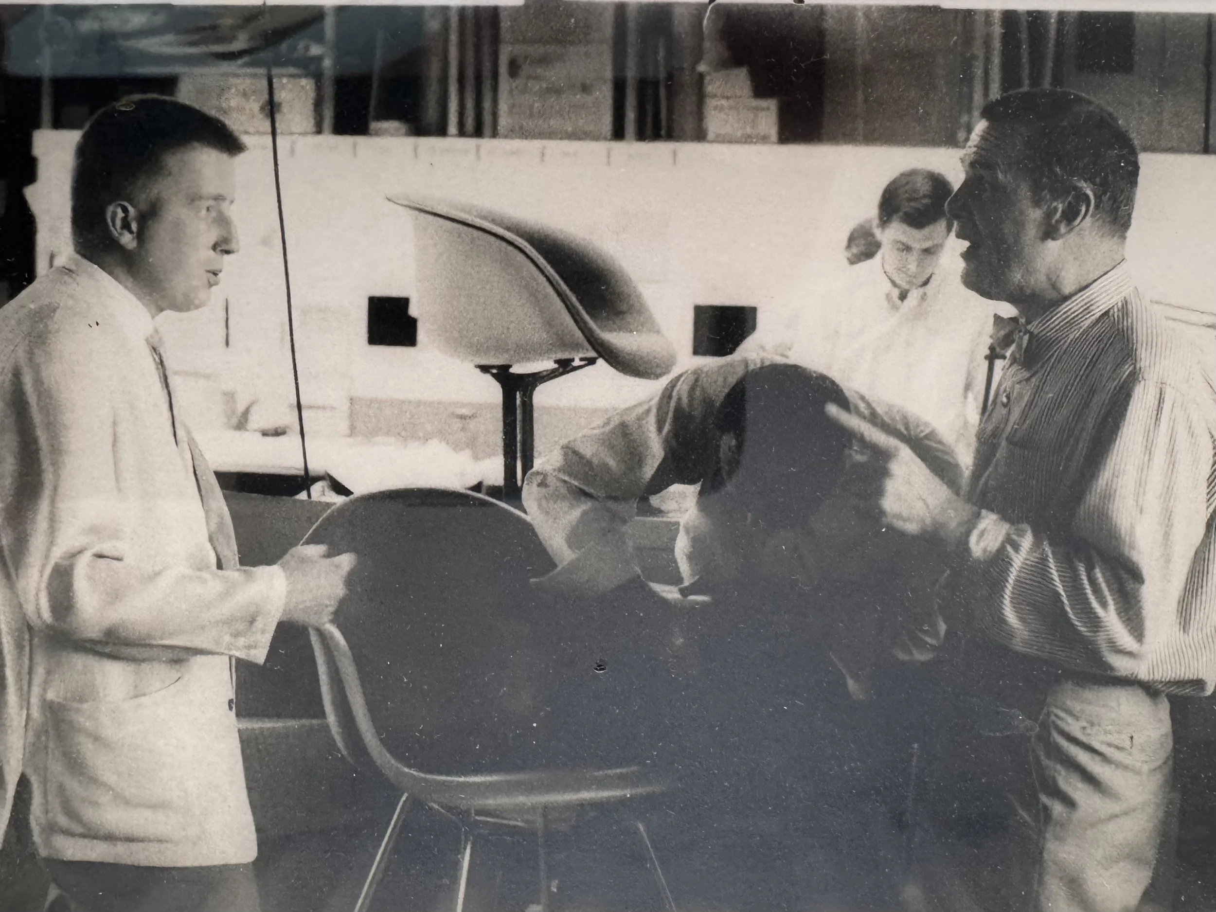 Dieter Pesch October 24th 1960 in Santa Monica With Charles Eames