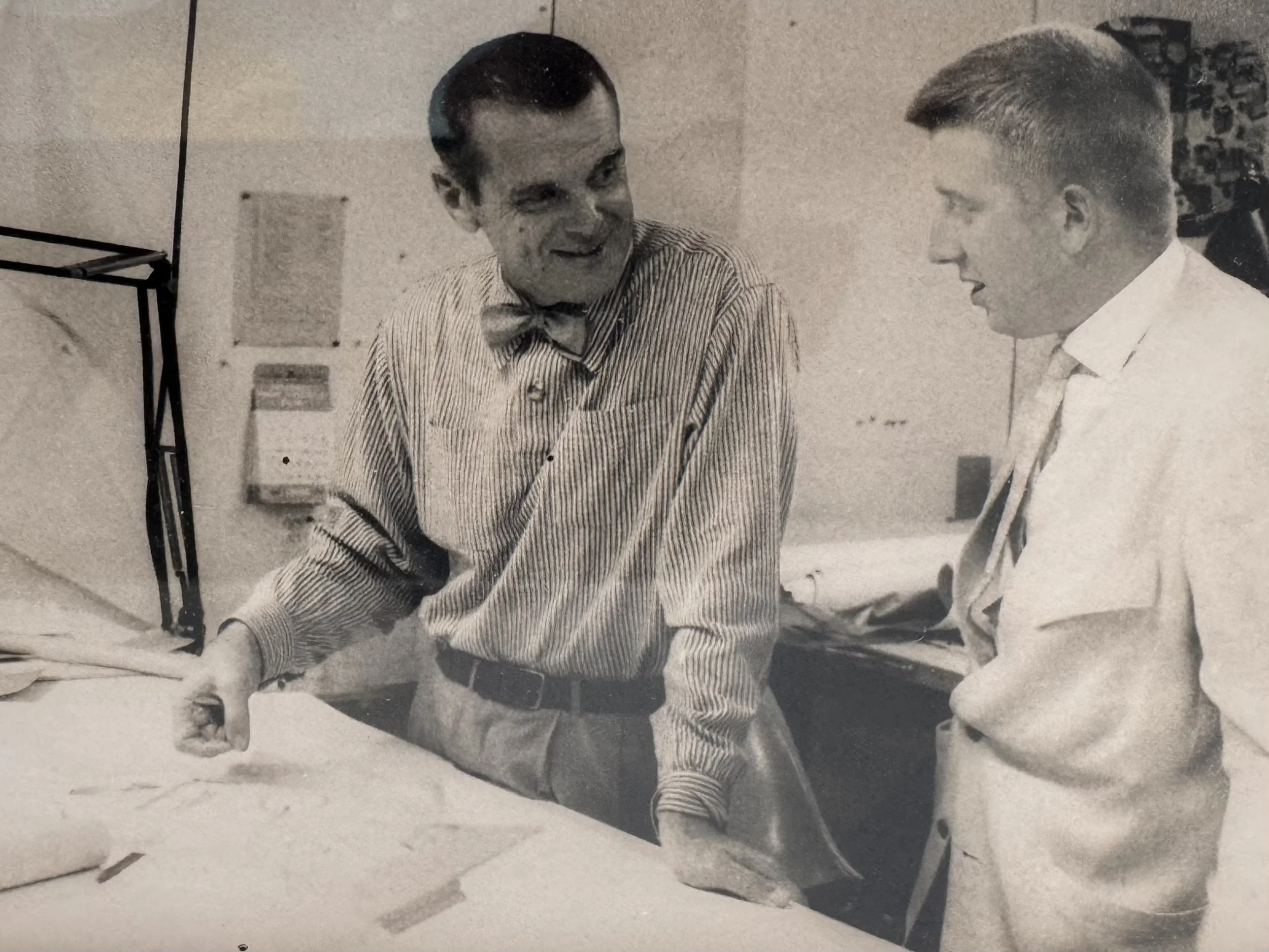 Dieter Pesch October 24th 1960 in Santa Monica With Charles Eames