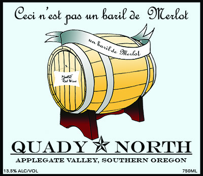 Quady North Ce’ci N’est Pas un Baril de Merlot label
