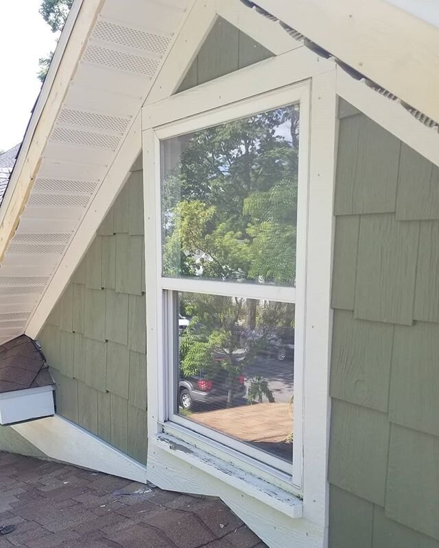 Any guesses on how many angled cuts were involved with this gable?