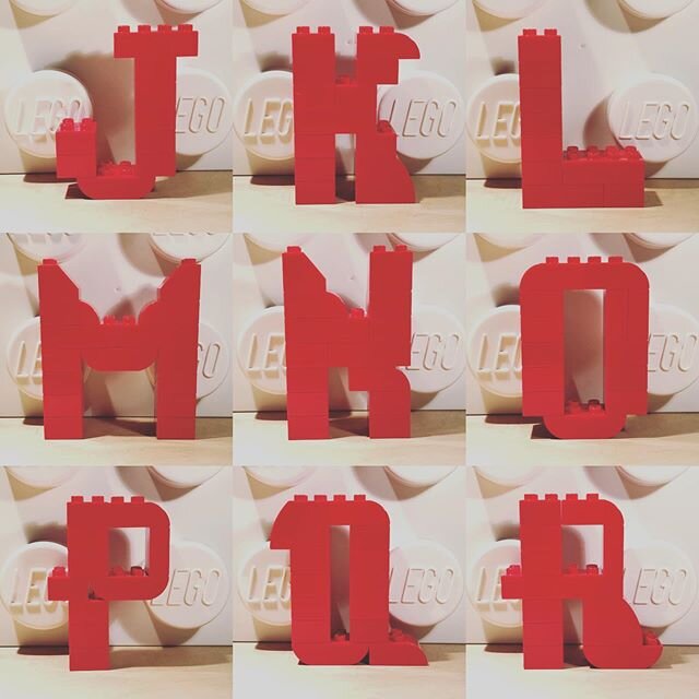 J thru R #duplotype #lego #36daysoftype