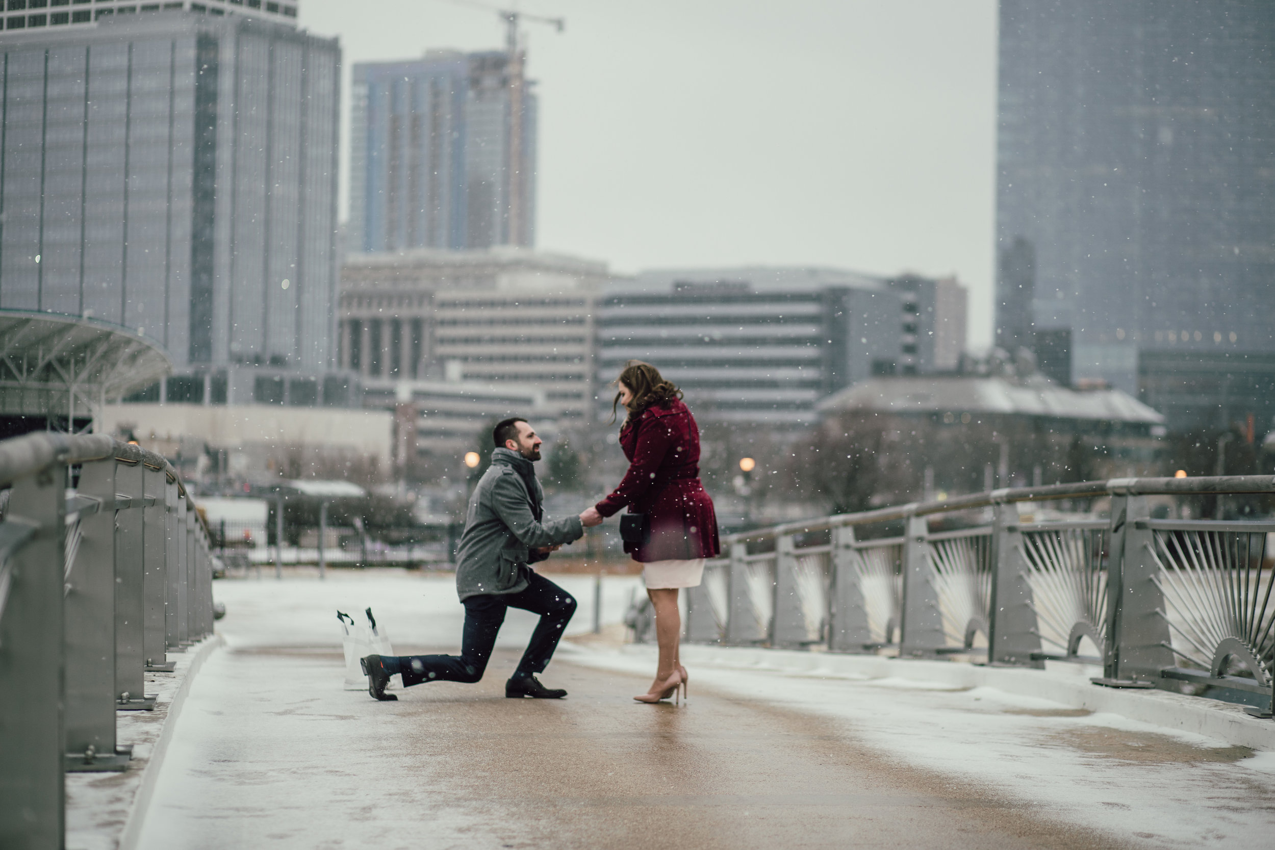 Surprise Proposal Photographer in Milwaukee