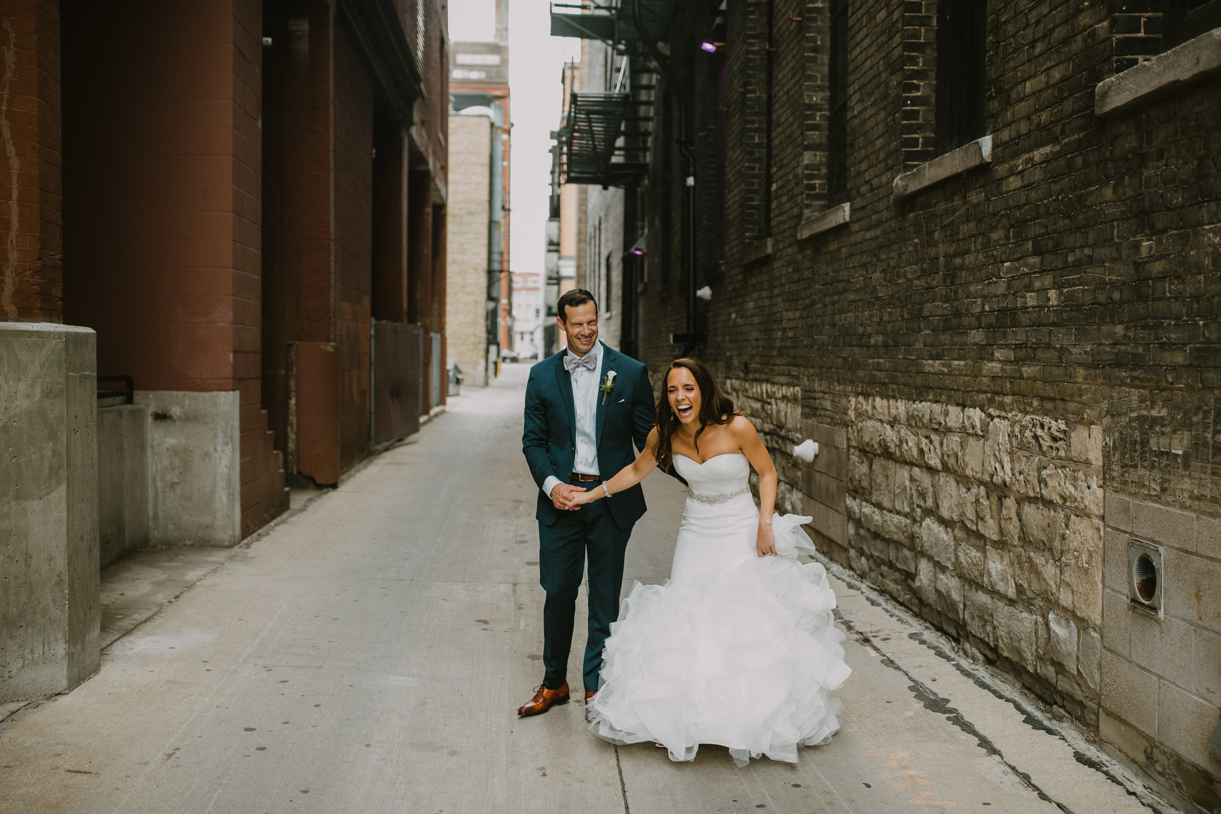 Urban Wedding in Downtown Milwaukee