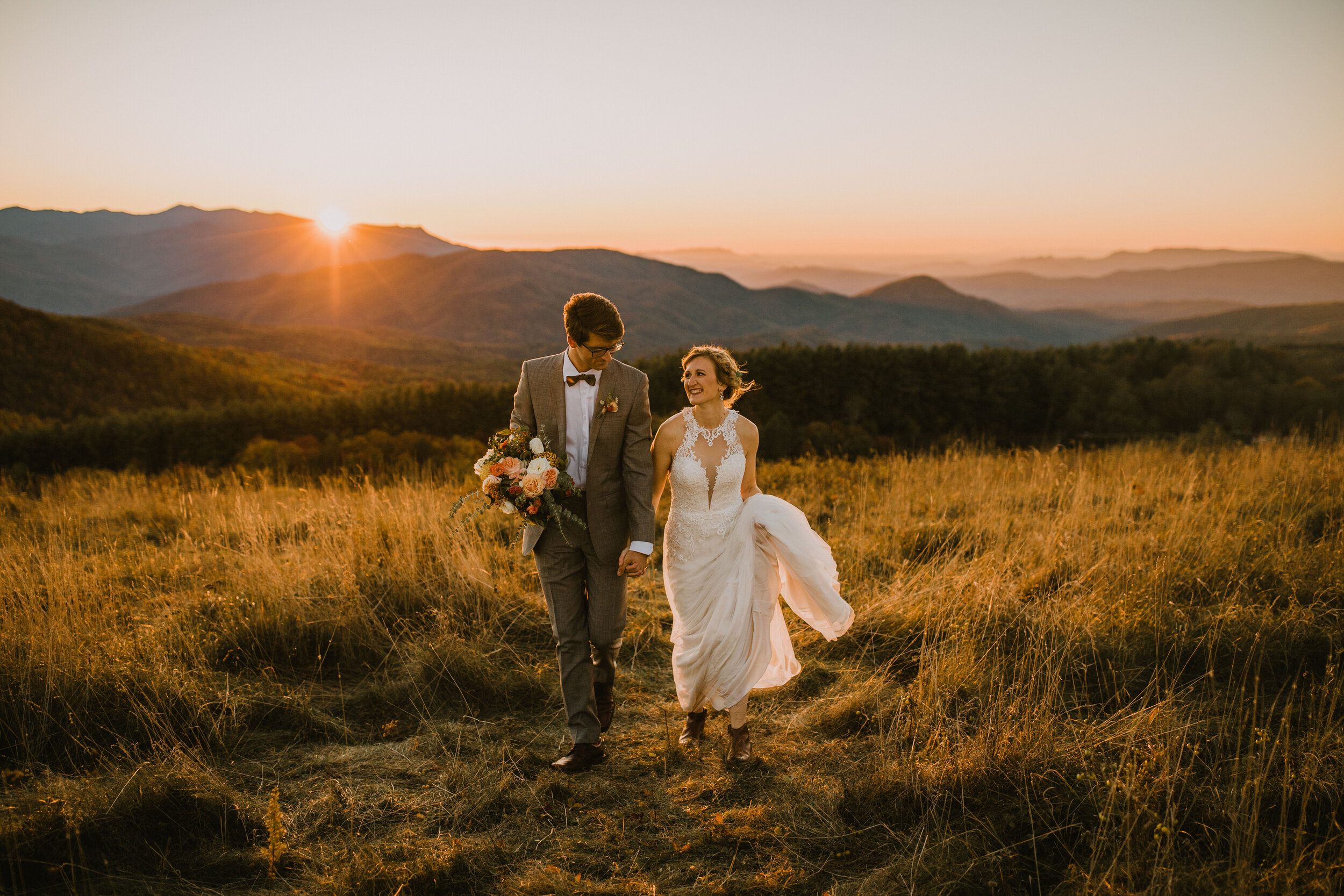 Asheville Elopement on Blue Ridge Parkway