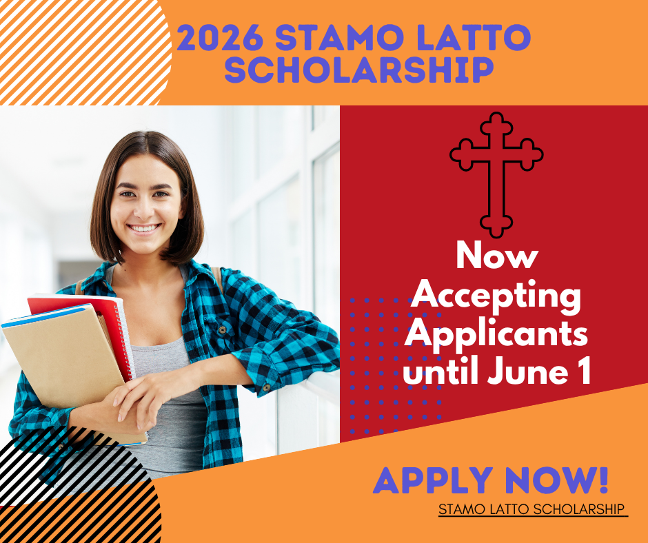 2026 STAMO LATTO SCHOLARSHIP  ACCEPTING APPLICATIONS!