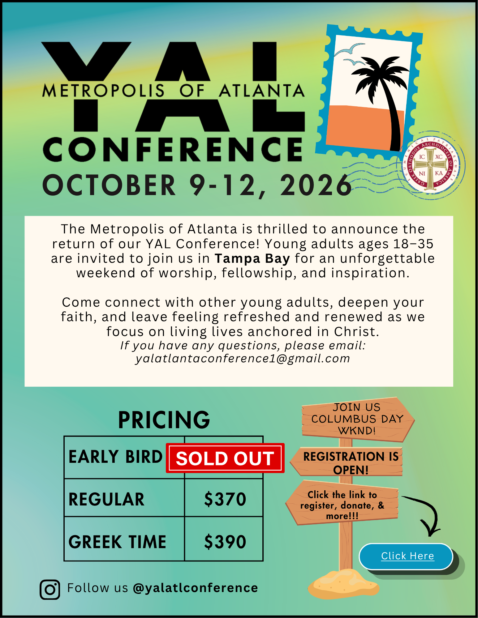 YAL Conference Registration Open
