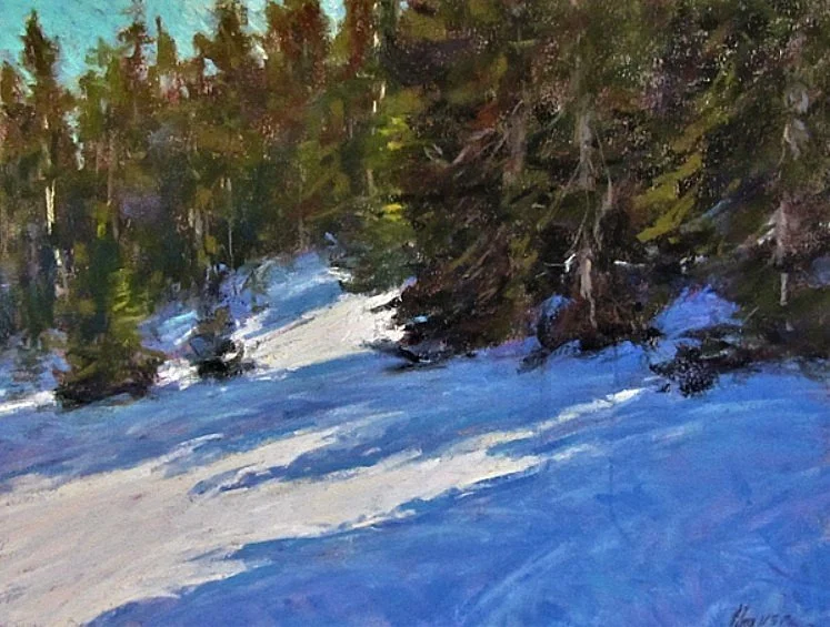 Colorado Winter SOLD 9" x 12" Pastel