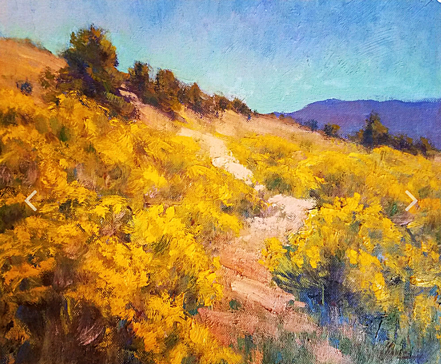 Fall Color on the Pass SOLD 9" x 12" OIl