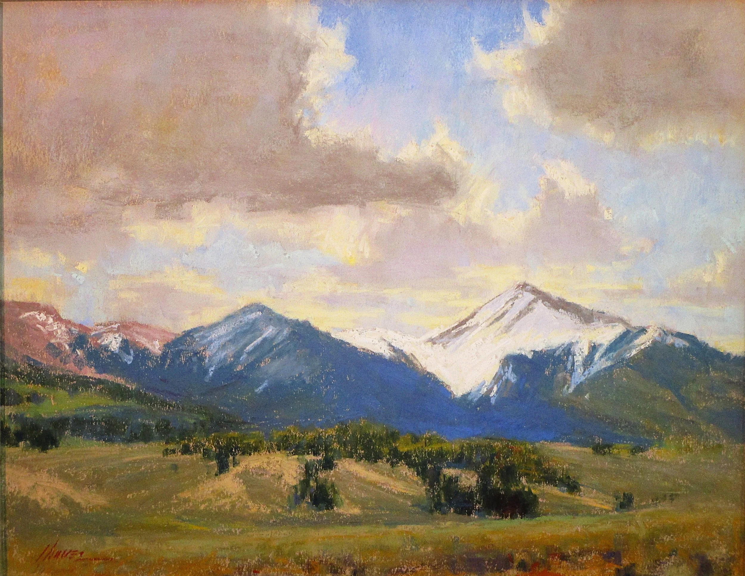 SOLD Summit County Colorado Pastel 11" x 14"