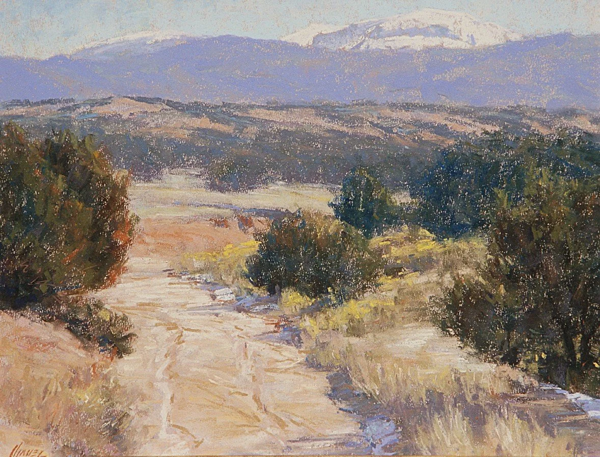 SOLD North of Santa Fe Pastel 11" x 14"