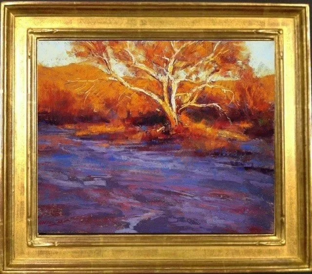 Along the Wash Pastel 9" x 12"