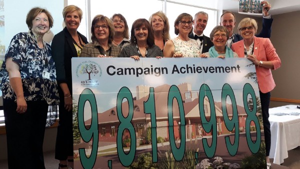  The campaign committee who exceeded the fundraising for the Ed's House Northumberland Hospice Care Centre by more than half a million dollars, had reason to rejoice at this week's big celebration event.   