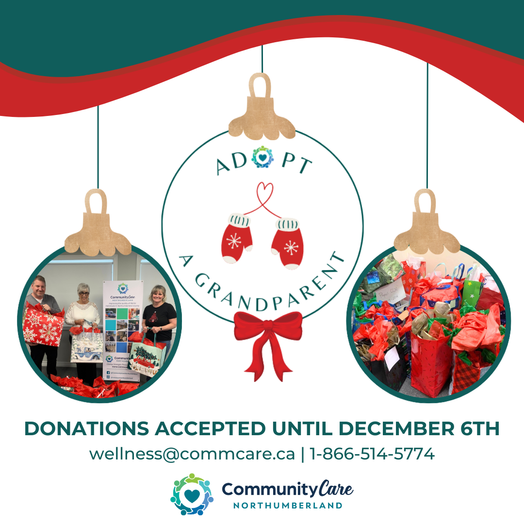 Community Care invites you to Adopt A Grandparent for Christmas