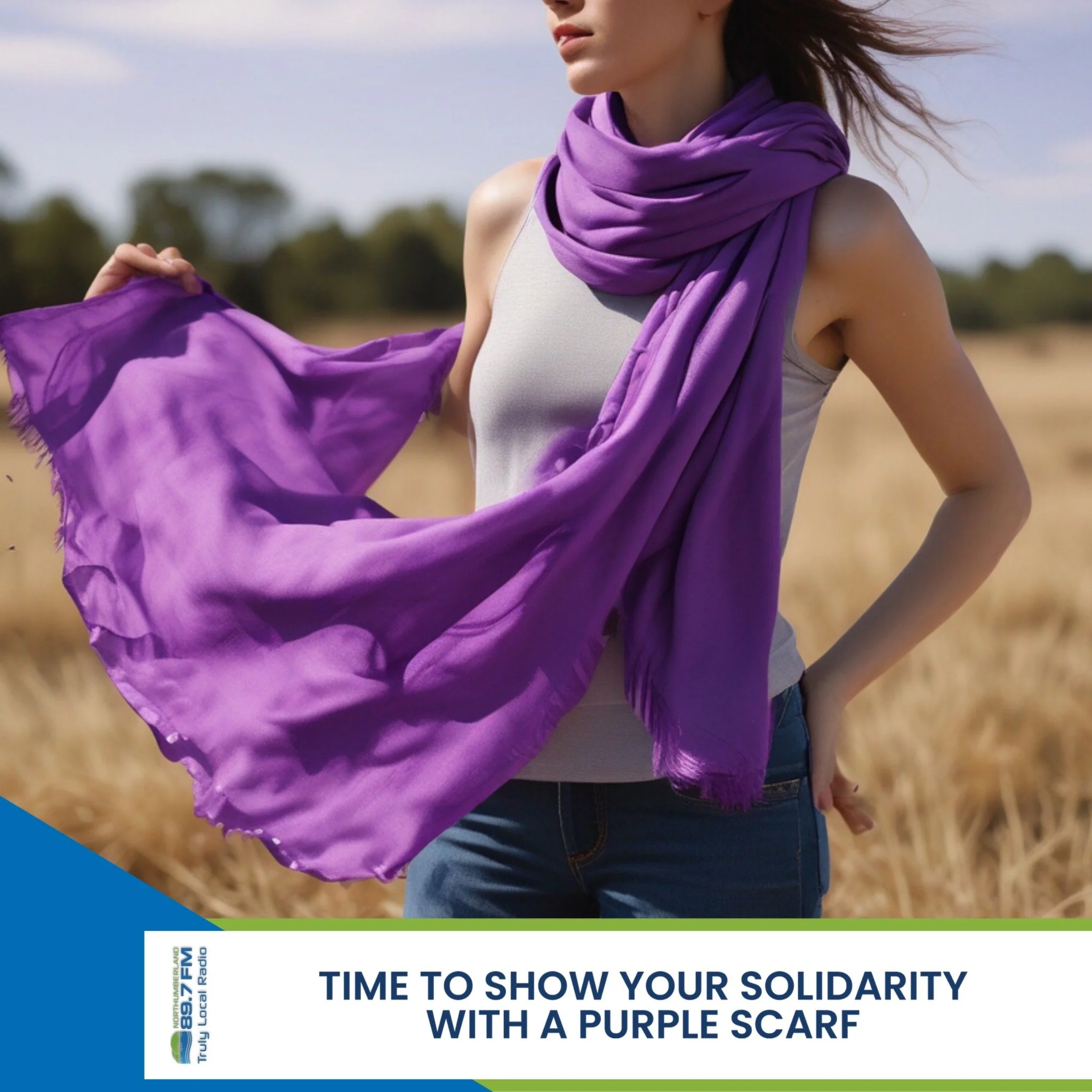 Time to show your solidarity with a purple scarf