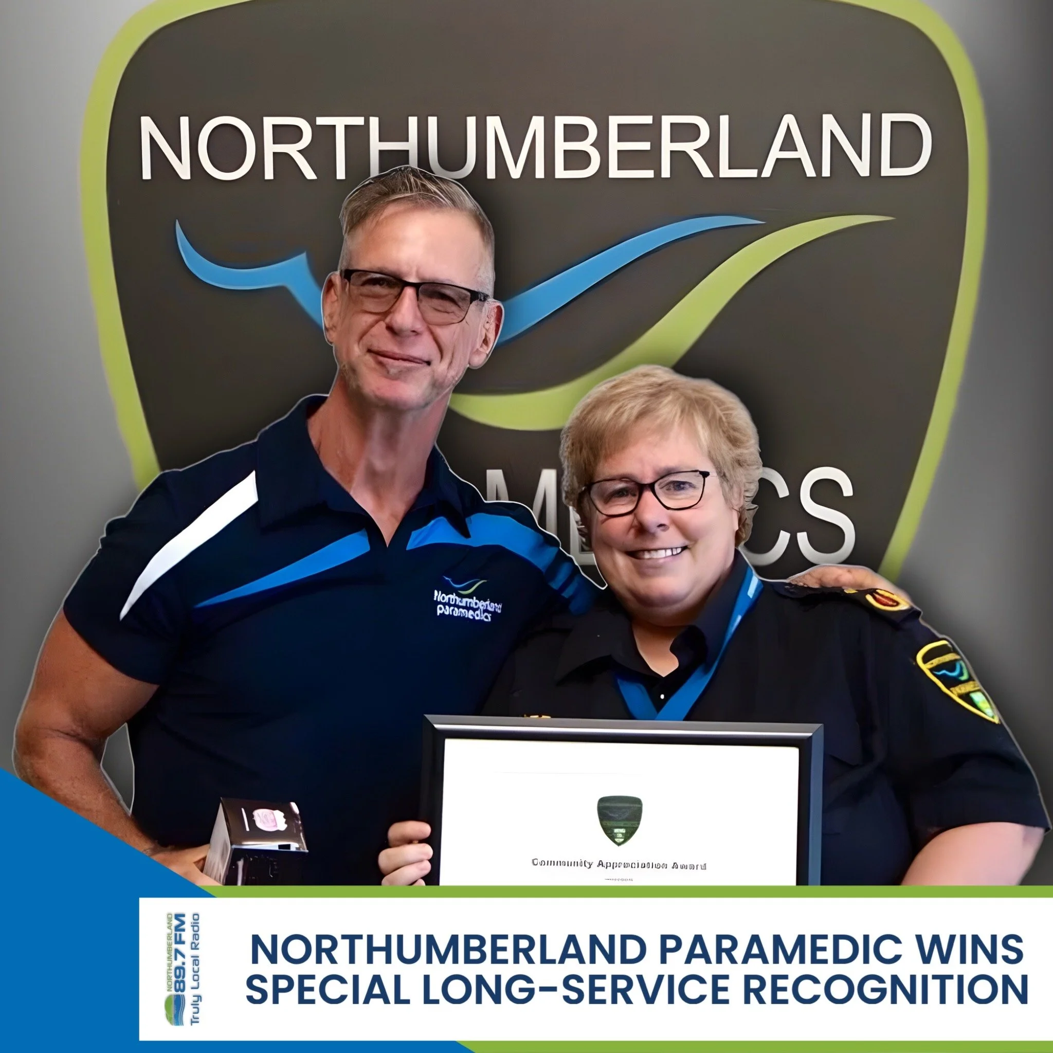Northumberland Paramedic wins special long-service recognition