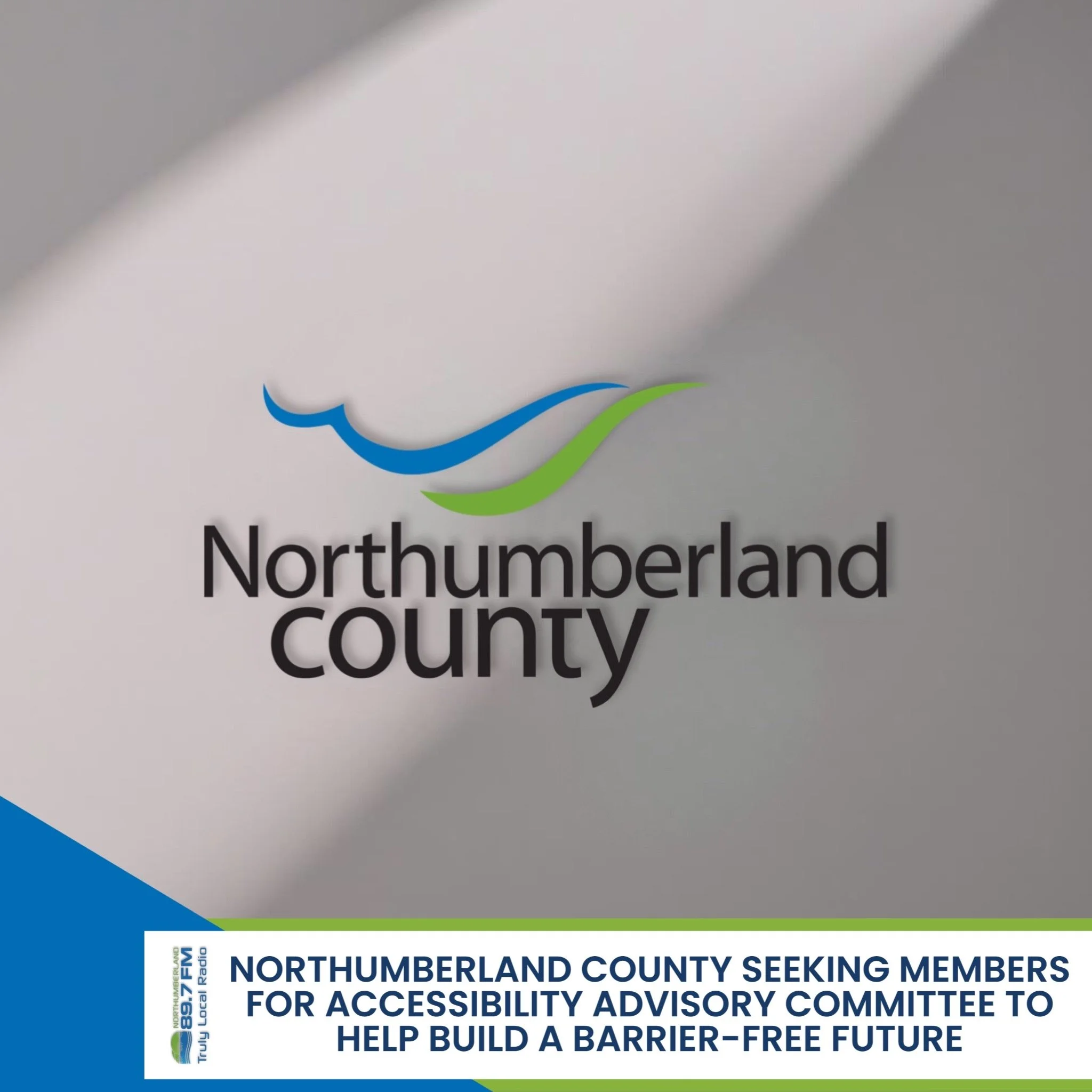 Northumberland County seeking members for accessibility advisory committee to help build a barrier-free future