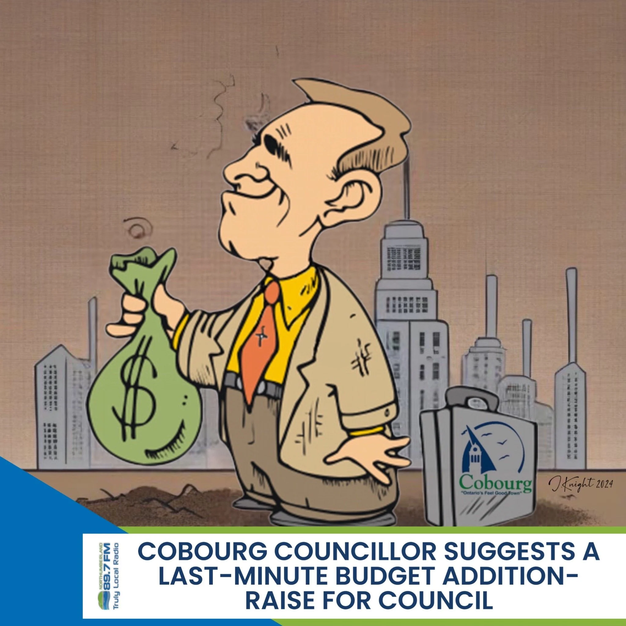 Cobourg Councillor suggests a last-minute budget addition – a raise for council