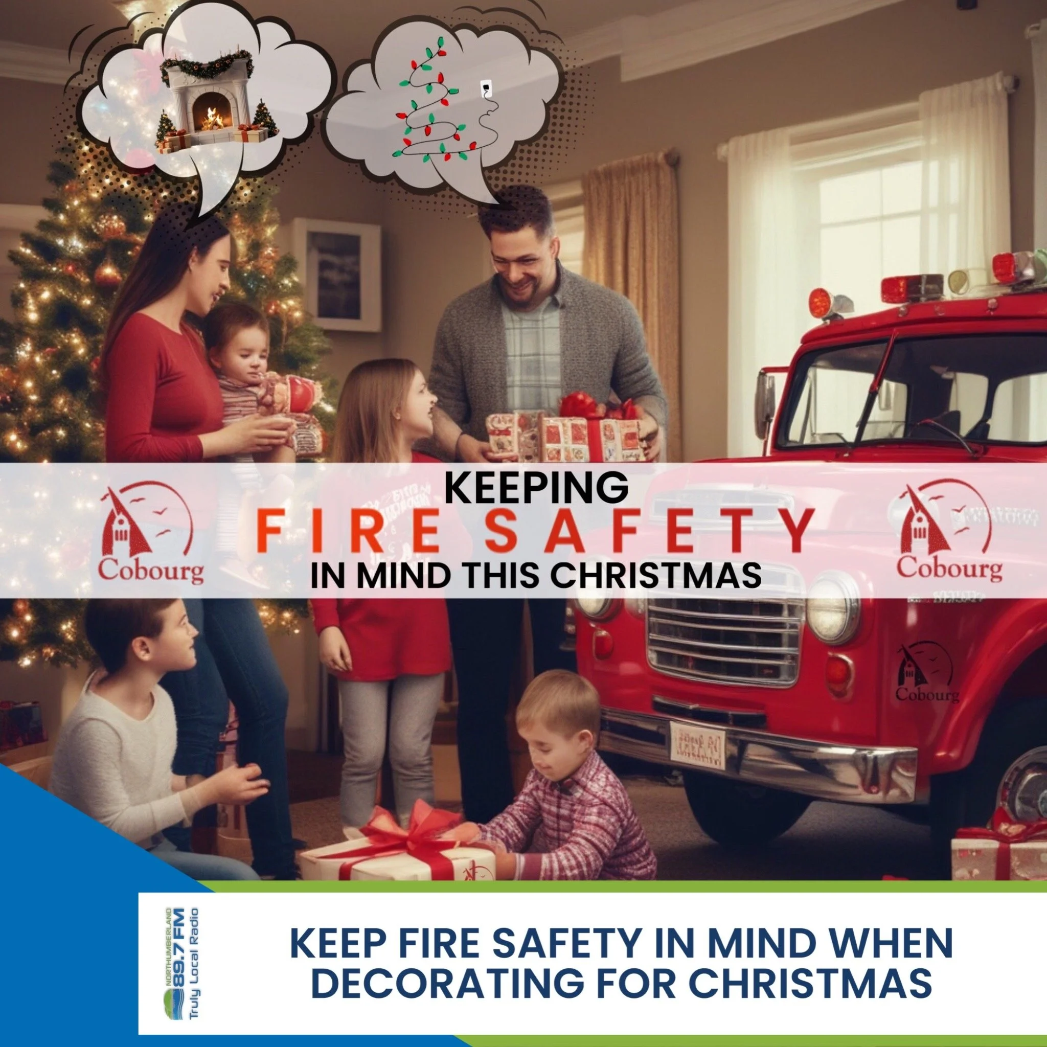 Keep fire safety in mind when decorating for Christmas