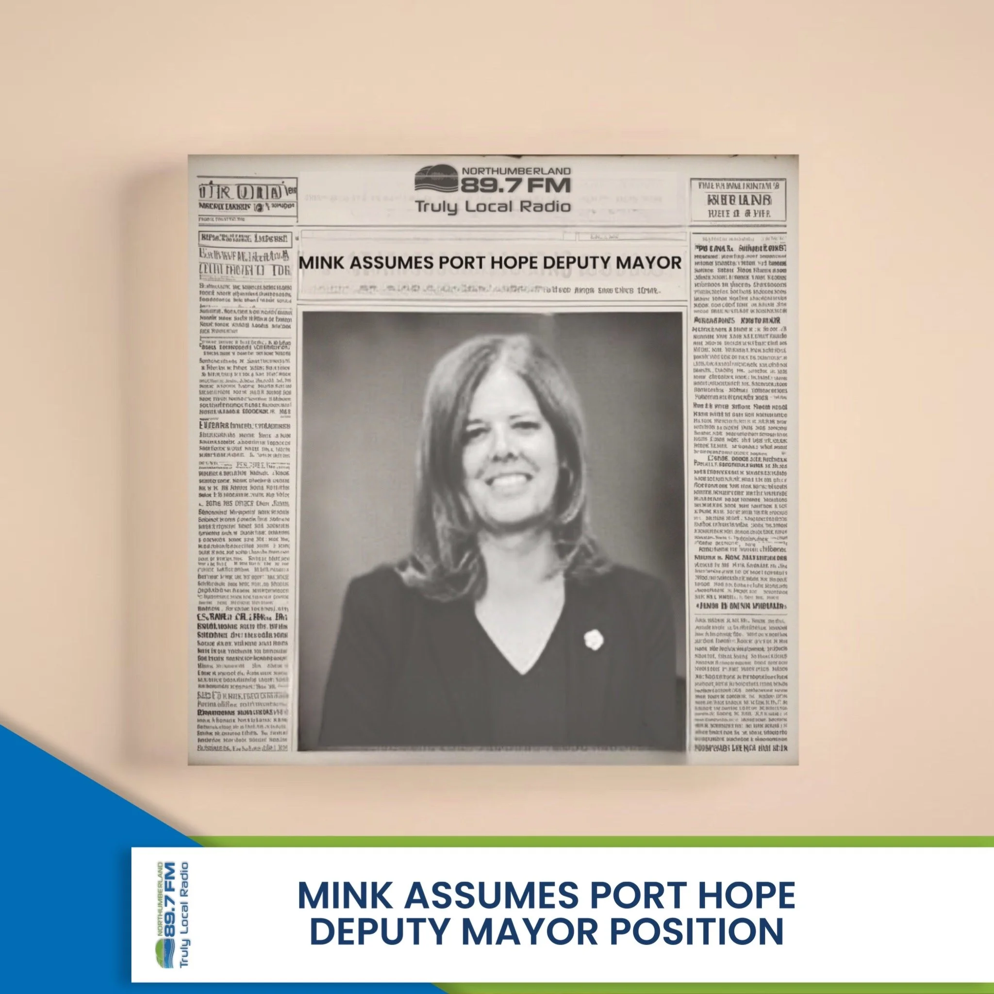 Mink assumes Port Hope Deputy Mayor position