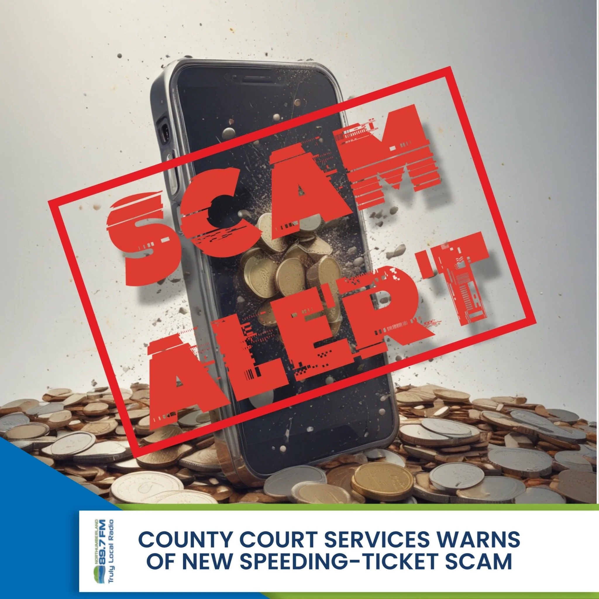 County Court Services warns of new speeding-ticket scam