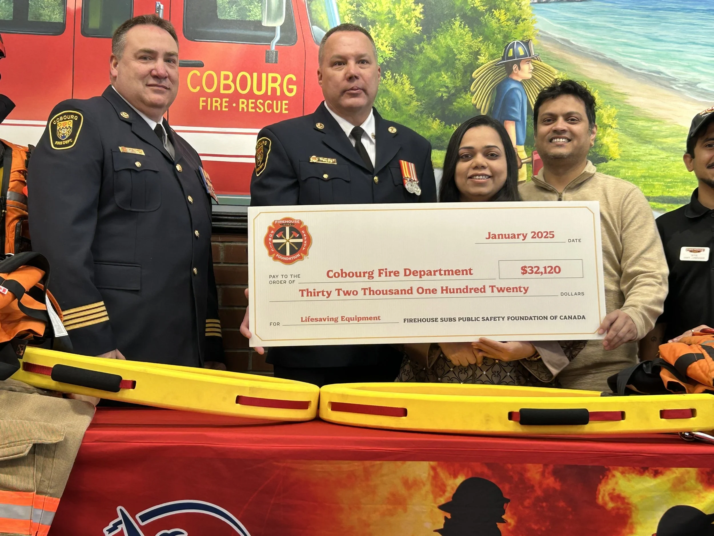 New equipment for Cobourg Firefighters comes after significant donation