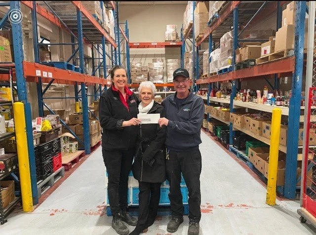 Canadian Tire Cobourg makes big donation to Food 4 All Warehouse