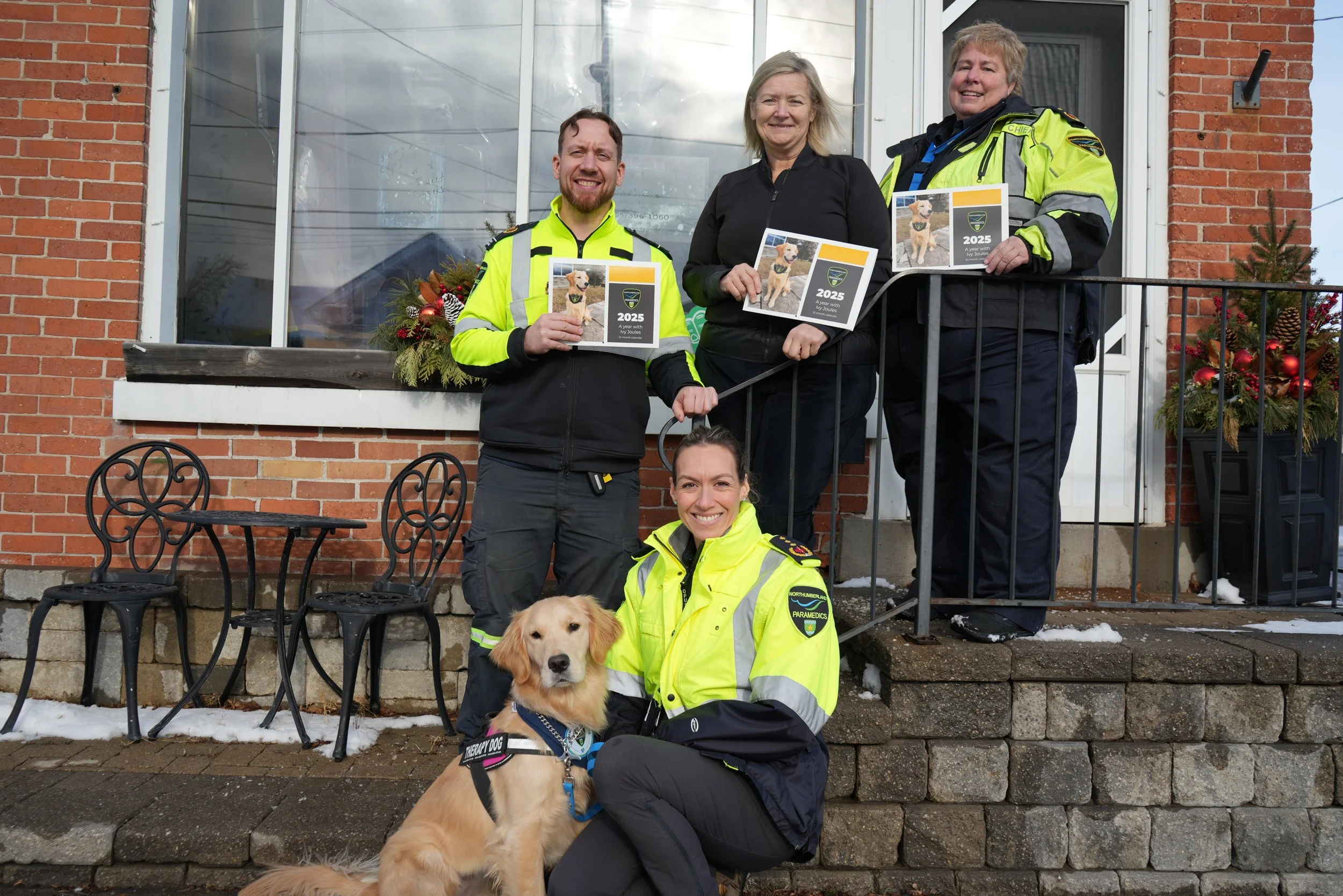 Northumberland County's therapy dog calendar raises money for over 50 holiday meals for residents in need