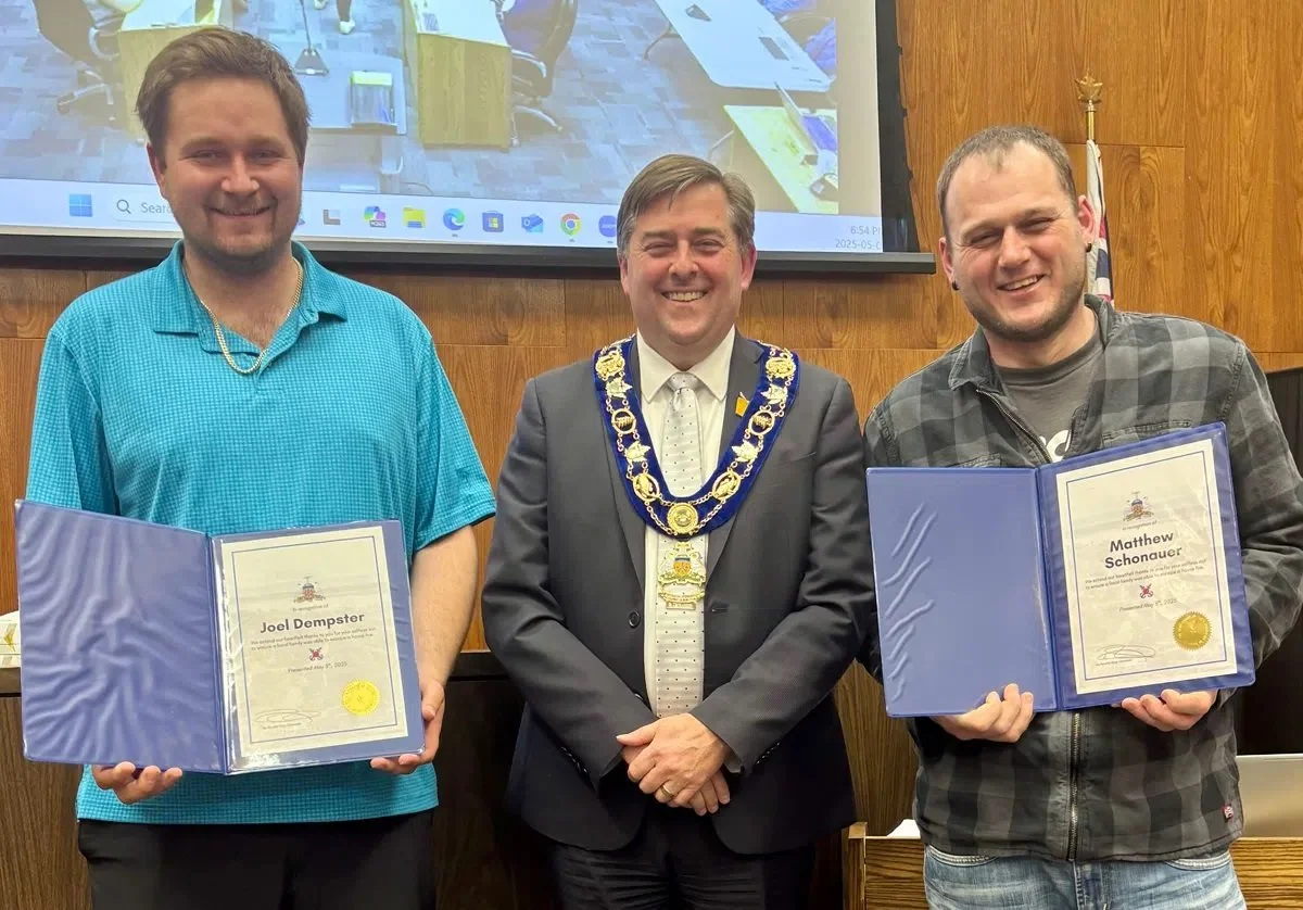 Two Brighton men recognized for bravery during Chapel Street house fire
