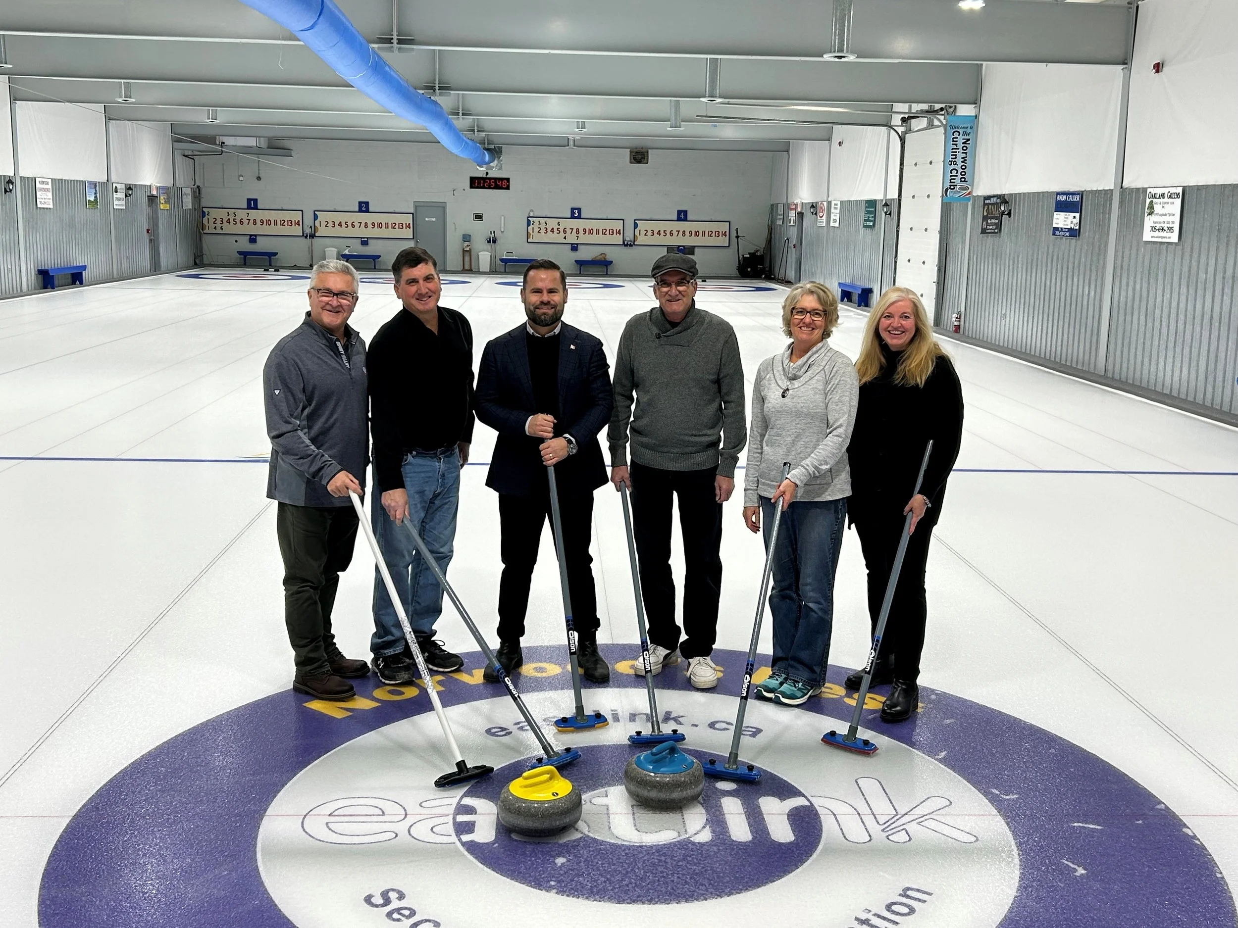 Norwood Curling Club replaces its roof